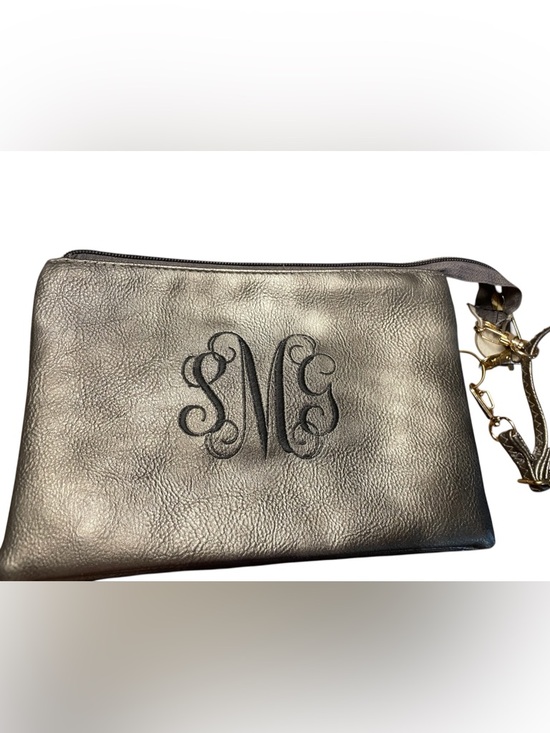 Handbags - Cute tassel Monogram M Metallic Leather Crossbody. 6 width 9 inches length.